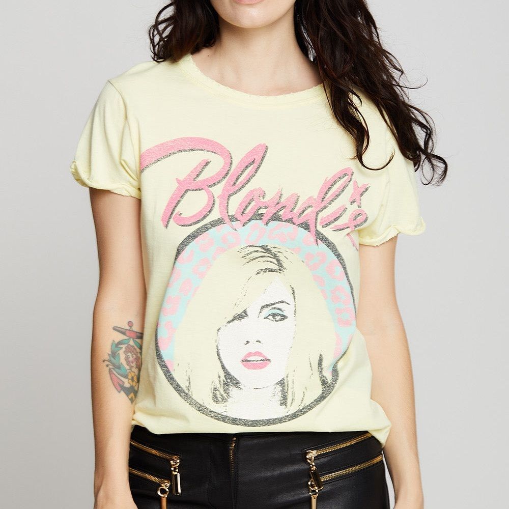 Recycled Karma Butter Yellow Blondie Graphic Short Sleeve T-Shirt | Women’s